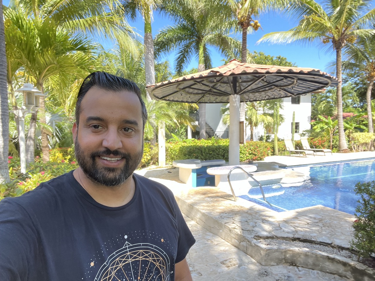 Imran Rahman at tropical resort